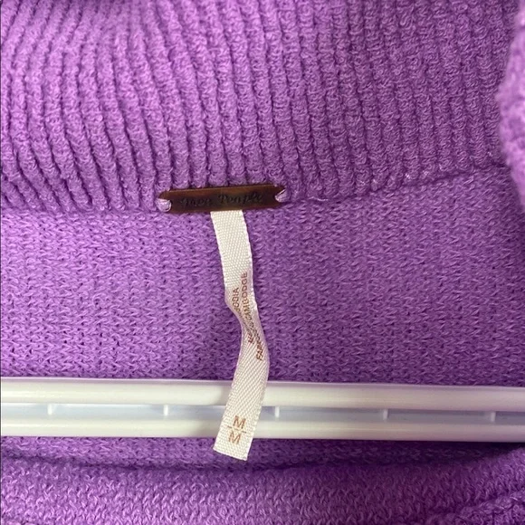 Free People NWT Ottoman Slouchy Tunic - Glowing Grape - Size Medium - Picture 7 of 15